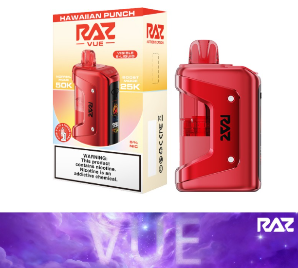 RAZ VUE - Kit - 50,000 Puffs - 13 mL - 5 Ct. Box