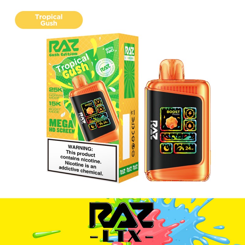 RAZ LTX - 25,000 Puffs - 16ml - 5 Ct. Box