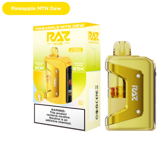 RAZ VUE Kit - 50,000 Puffs - 13ml - 5 Ct. Box