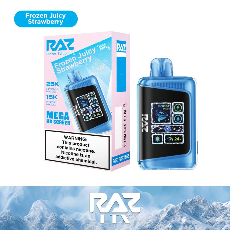 RAZ LTX - 25,000 Puffs - 16ml - 5 Ct. Box