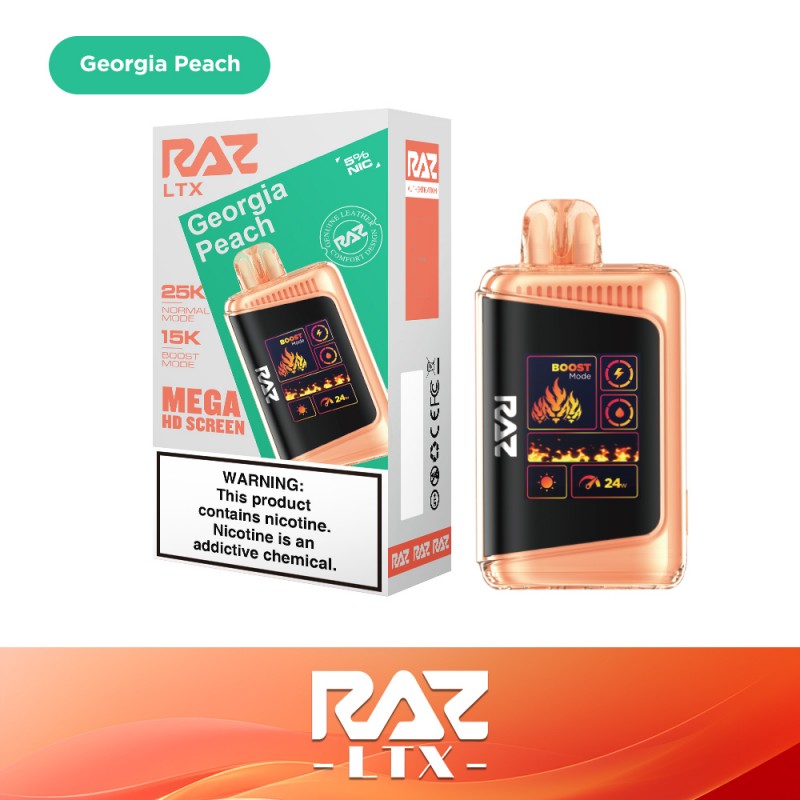 RAZ LTX - 25,000 Puffs - 16ml - 5 Ct. Box