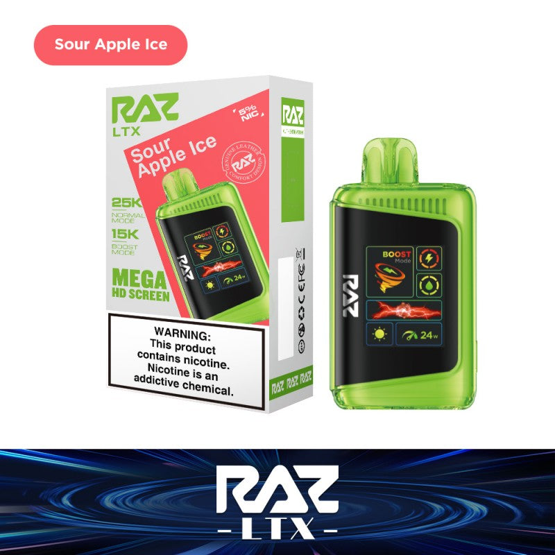 RAZ LTX - 25,000 Puffs - 16ml - 5 Ct. Box