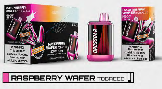 Crossbar 20,000 Puffs - 13ml - 5 Ct. Box