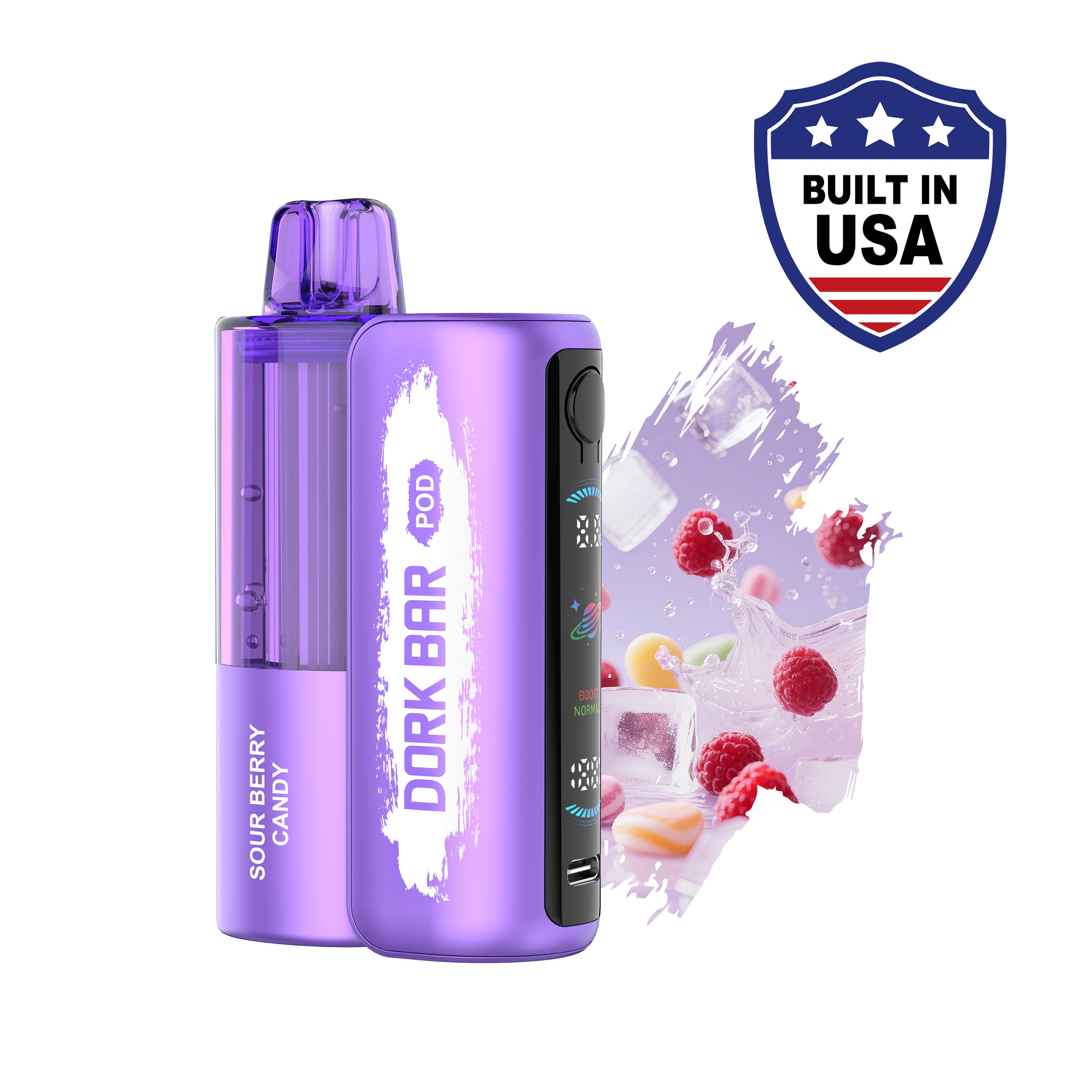 DORK BAR POD KIT - BUILT IN USA - 50,000 Puff - 20ML - 5 Ct. Box