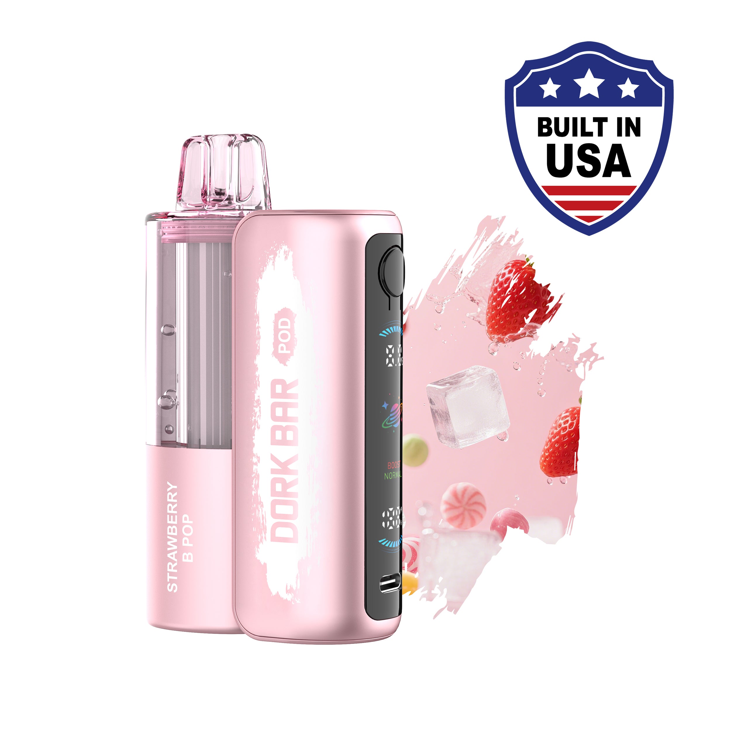 DORK BAR POD KIT - BUILT IN USA - 50,000 Puff - 20ML - 5 Ct. Box