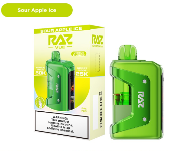 RAZ VUE Kit - 50,000 Puffs - 13ml - 5 Ct. Box