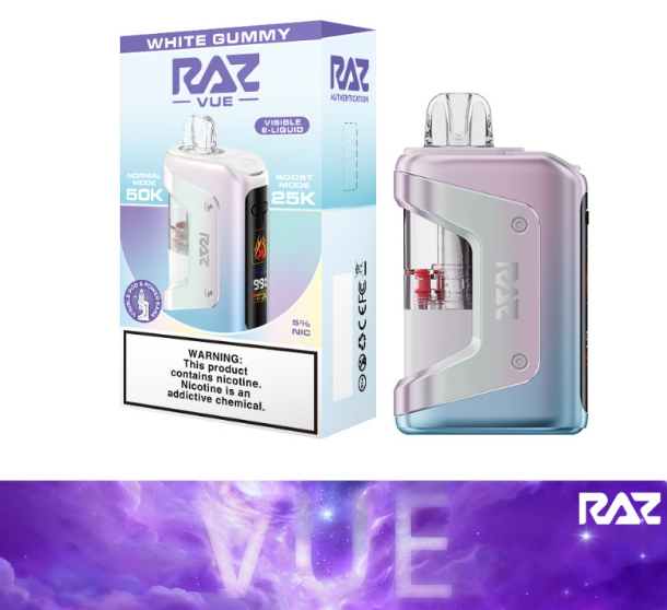 RAZ VUE Kit - 50,000 Puffs - 13ml - 5 Ct. Box