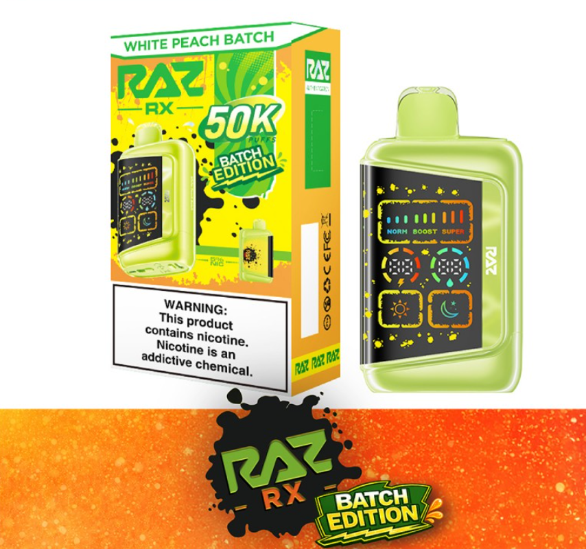 RAZ RX - 50,000 Puffs - 18ml - 5 Ct. Box