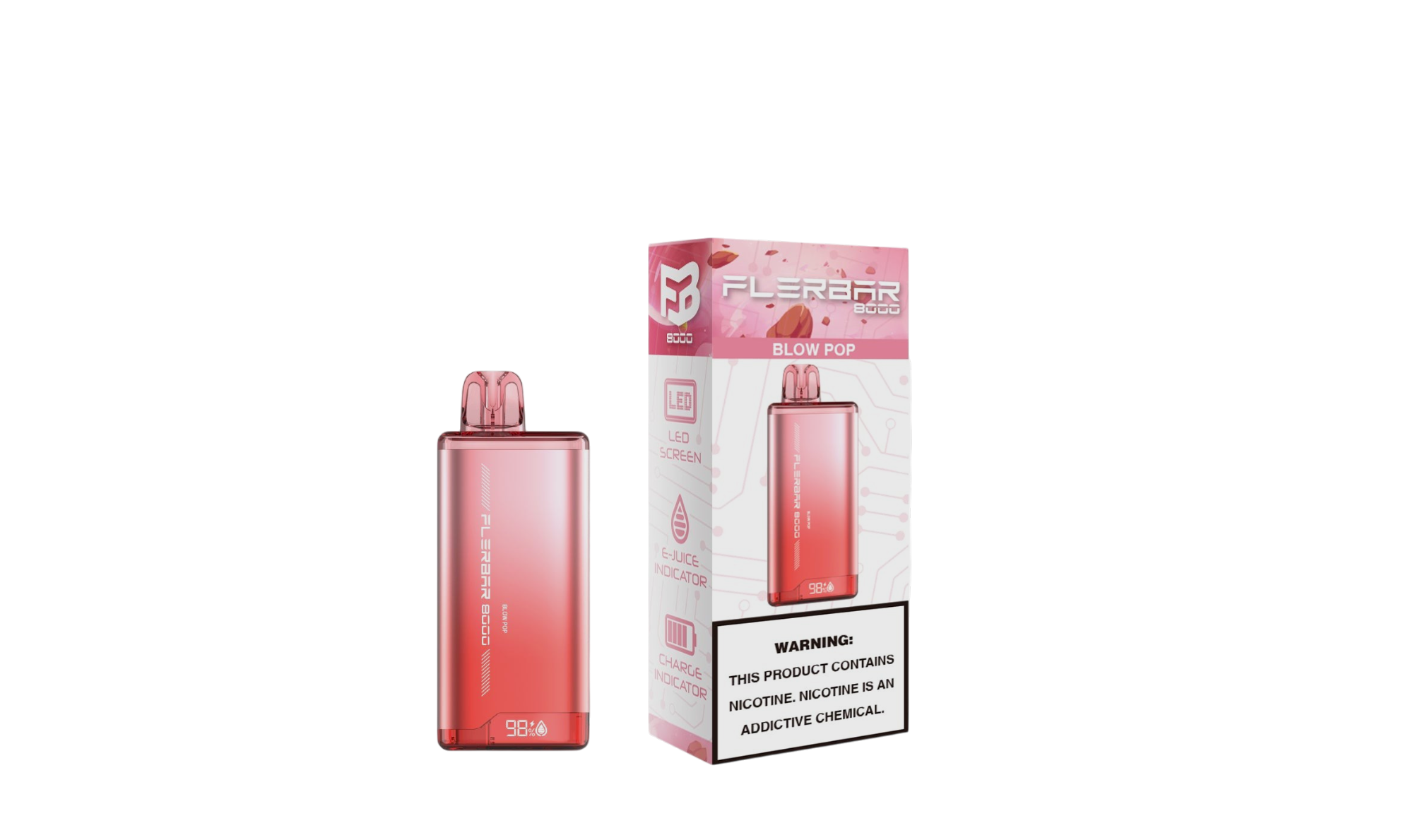 FLERBAR - 8,000 Puff - 9ML - 10Ct. Box